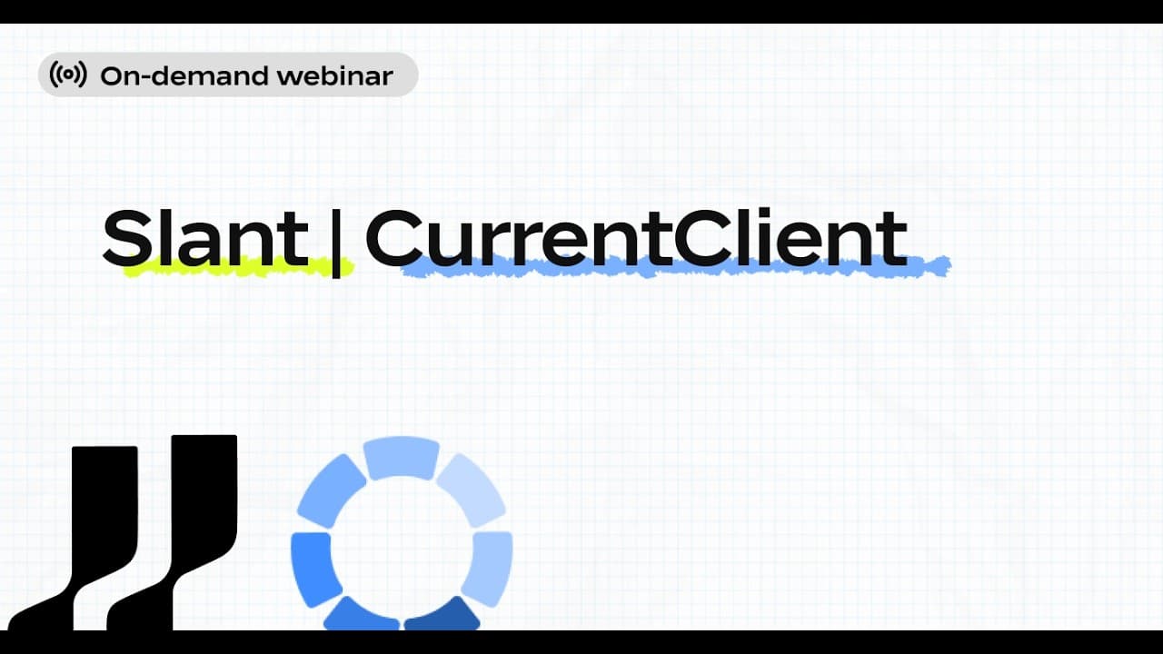 Webinar: client communication and compliance with Slant CRM