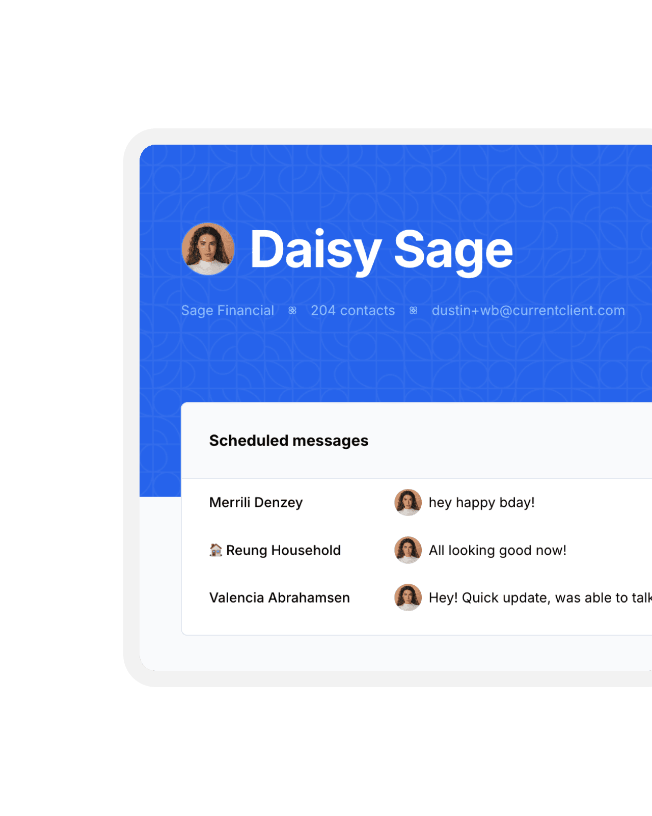 Scheduled Messages